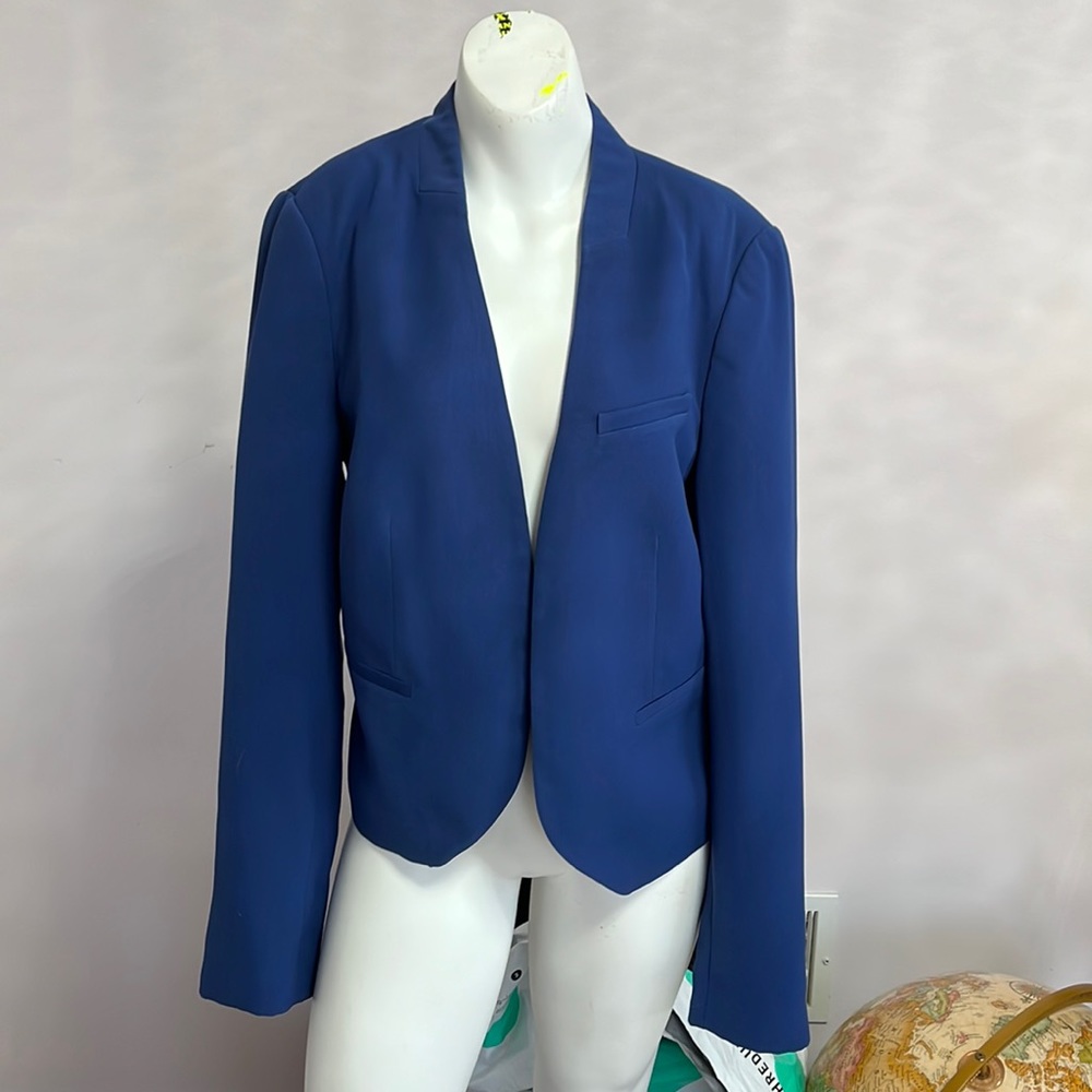 Blue casual blazer